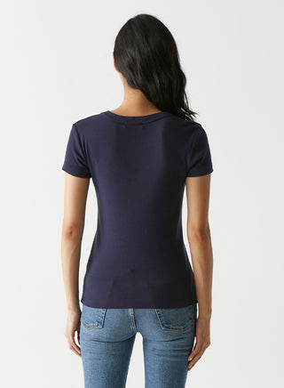 NIKKI V NECK TEE