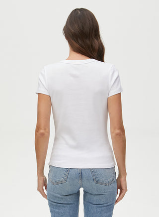 NIKKI V NECK TEE