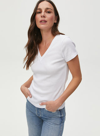 NIKKI V NECK TEE