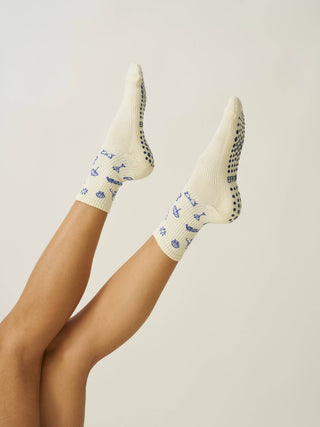 Vintage Summer Grip Sock
