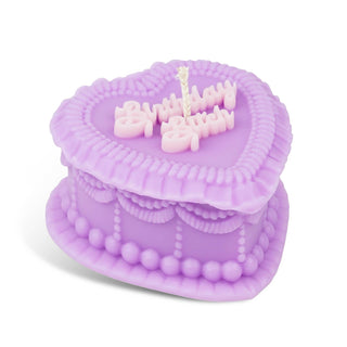 Birthday Bitch Heart Candle