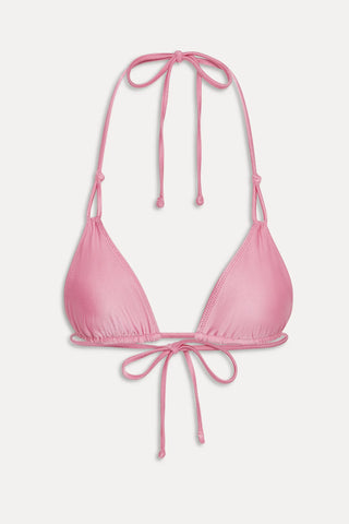 Ari Reversible Satin Bikini Top