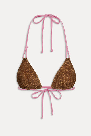 Ari Reversible Satin Bikini Top