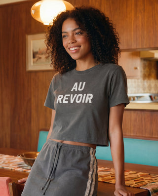 FA26-459-X23I06 - S/S BOXY CREW TEE AU REVOIR