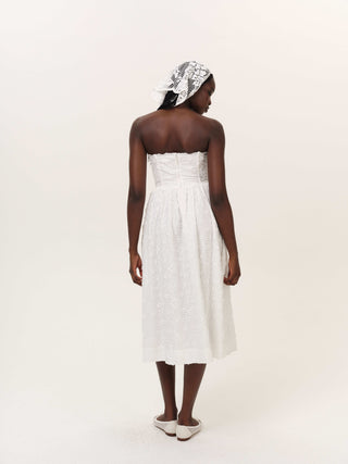 Laura Eyelet Midi Dress