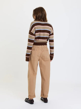 VILLA DRAWSTRING BARREL LEG PANT