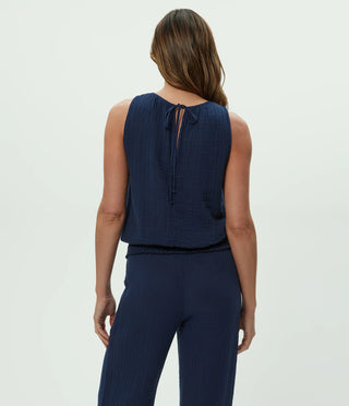 JANELLE TIE NECK TANK
