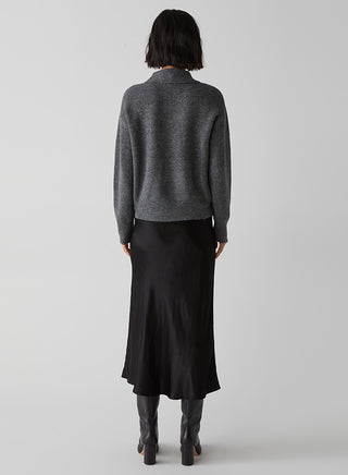 LEILA BIAS CUT SKIRT