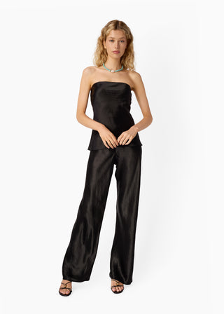 Bristol Mid Rise Crinkle Acetate Pant