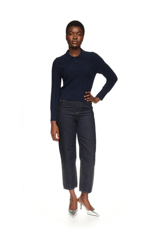 SLIM FIT RIB POLO