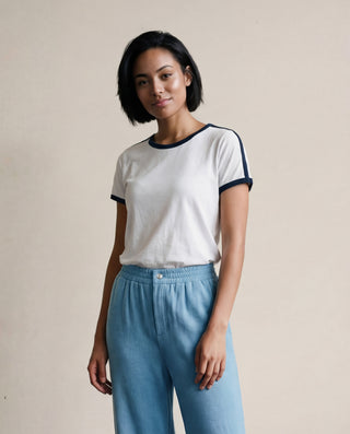 FA26-459-6418 - CLOUD JERSEY COLOR BLOCK TRACK TEE