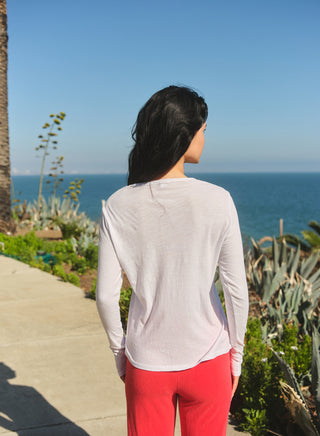 SP26-03-D02H71 - LONG SLEEVE CREW TEE - PROVENCE FRANCE