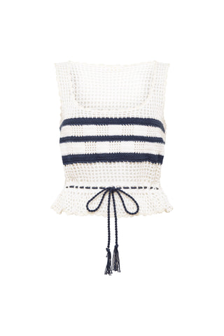 Amie Hand-Crocheted Top