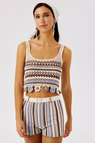 Noa Hand-Crocheted Top
