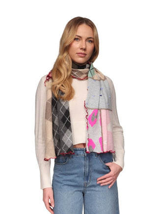 BRODIE UNIQUE PATCHWORK SCARF