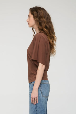 VERONICA KIMONO SLEEVE FITTED TEE