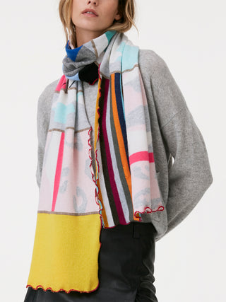 BRODIE UNIQUE PATCHWORK SCARF