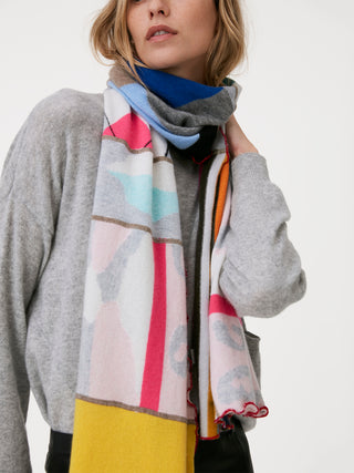 BRODIE UNIQUE PATCHWORK SCARF