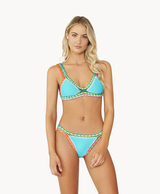 PACIFIC BLUE CROCHET TOP