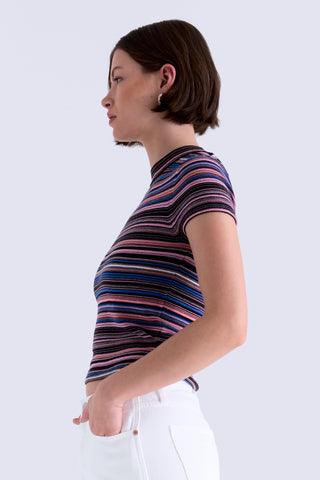 SELENE SHORT SLEEVE SWEATER TEE