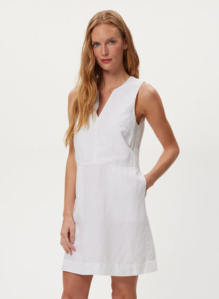 MAELIE NOTCH NECK SHIFT DRESS