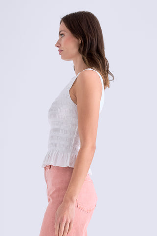 PHOEBE SMOCKED TANK