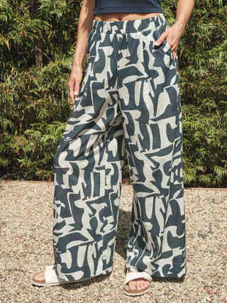 SP26-701-4755 - ART GEO WIDE LEG TROUSER