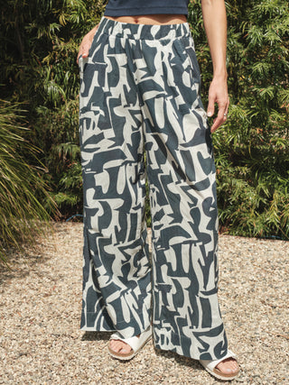 SP26-701-4755 - ART GEO WIDE LEG TROUSER