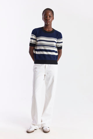TEXTURE STRIPE TEE