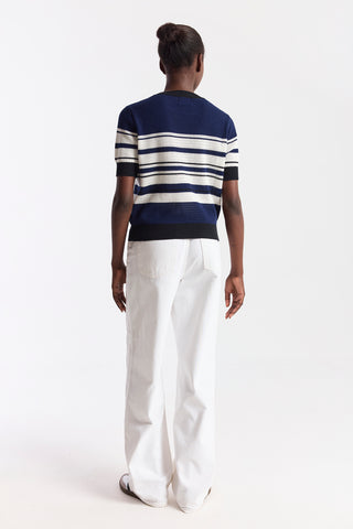 TEXTURE STRIPE TEE