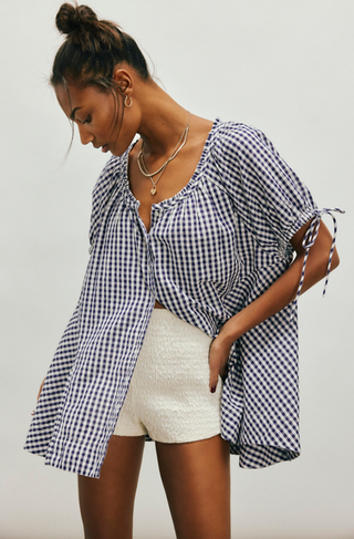 FARLEY GINGHAM TUNIC