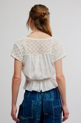 GEMMA EMBROIDERED TOP