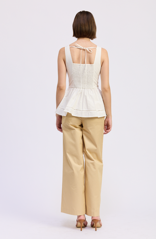 Brittany Peplum Top