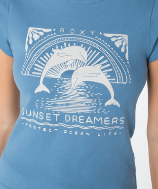 Sunset Dreams 90s Baby Tee