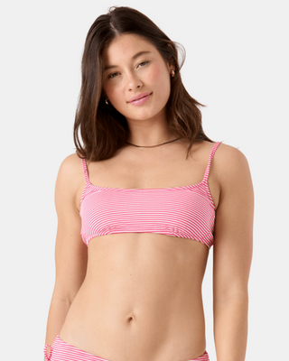 Good Vibes Only Tie Back Bralette Bikini Top