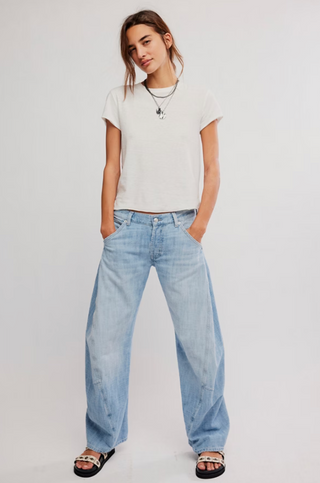 HIGHLAND LOW RISE BOWED JEAN
