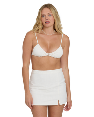 Wave Washed Mini Skirt