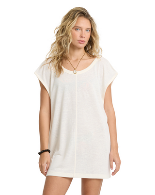 Hallow Wave Mini Short Sleeve Dress