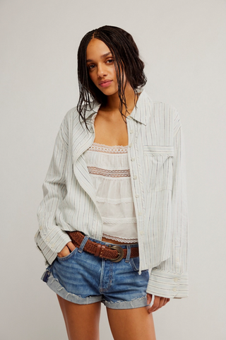 STRIPED LINEN LAUREL
