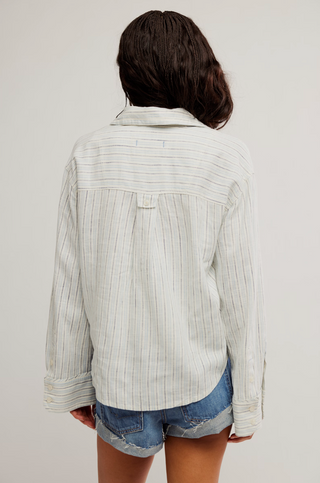 STRIPED LINEN LAUREL