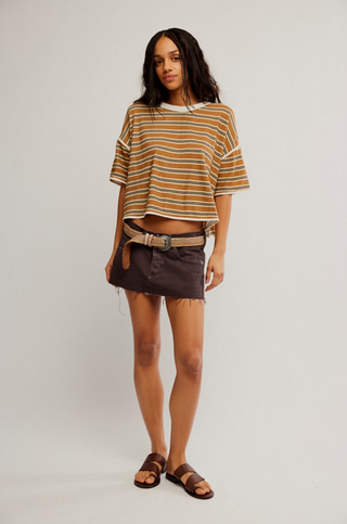 LAINEY LOW RISE MINI SKIRT