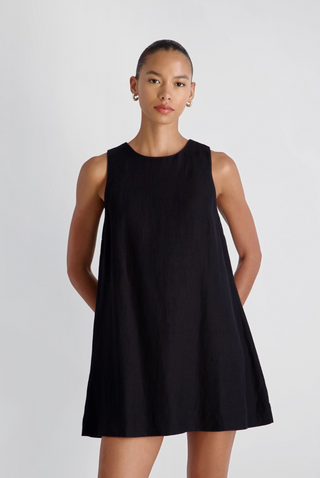 Cooper Linen Sleeveless Mini Dress