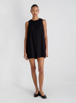 Cooper Linen Sleeveless Mini Dress