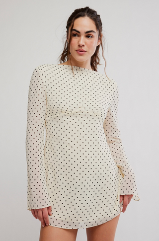 JOLIE PRINTED MINI DRESS