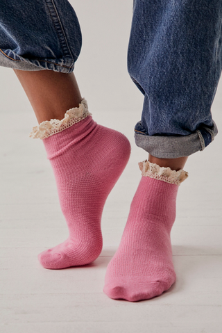 BELOVED WAFFLE KNIT ANKLE