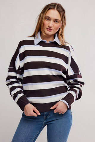 STRIPED ALMA PULLOVER