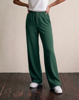 SOFTEST FLEECE SNAP FRONT TROUSER