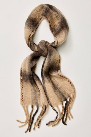 HIGHLAND PLAID SKINNY SCARF