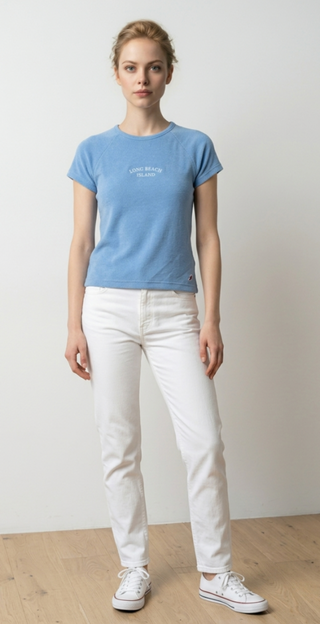 Retro Rib Babydoll Tee LBI