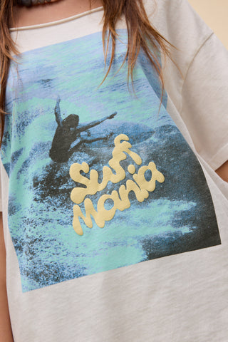 SURF MANIA OFF THE SHOULDER TEE